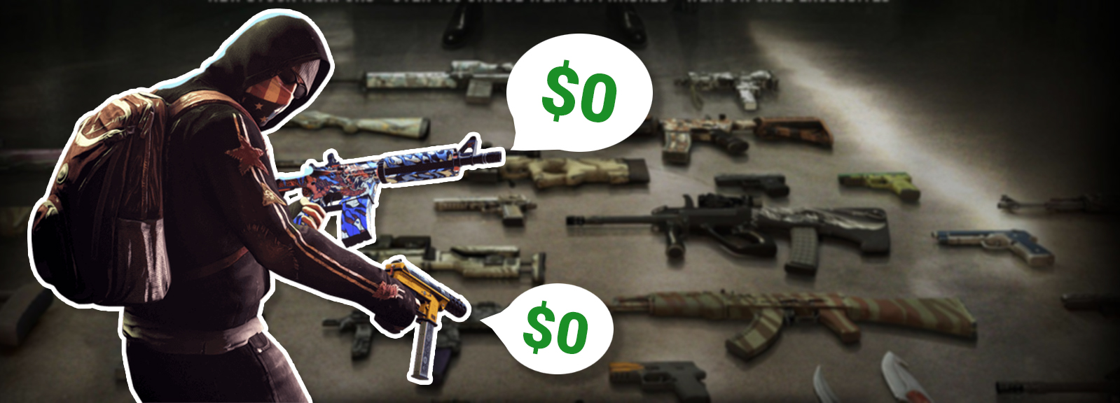 Бесплатные скины CS:GO без депозита и с выводом