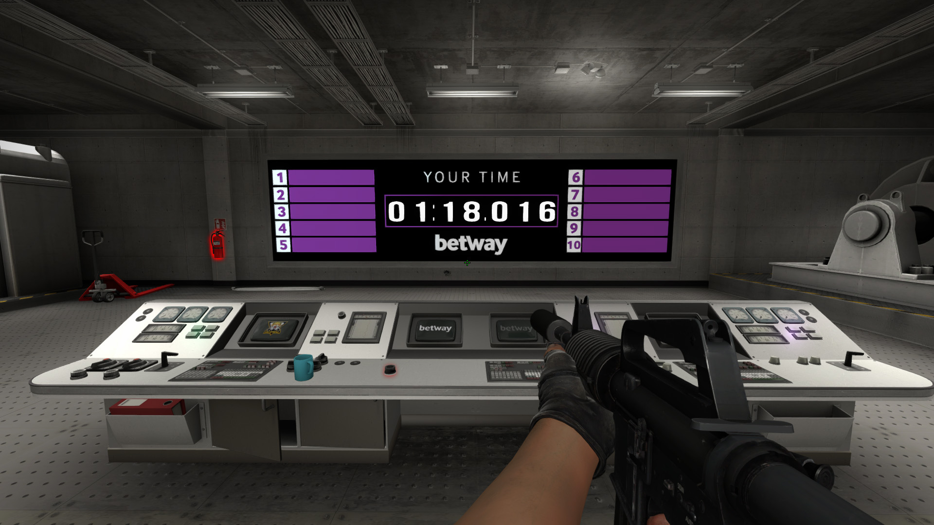 Время на карте Aim Challenge в CS:GO