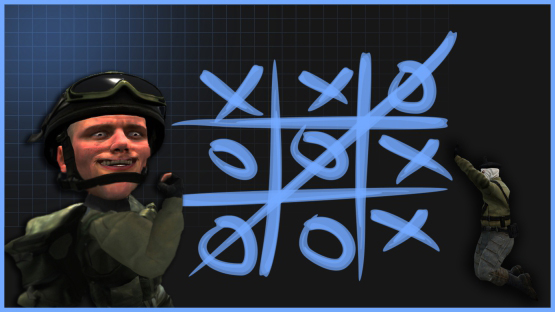 Скачать карту Tic-tac-toe (Крестики-нолики) для CS:GO