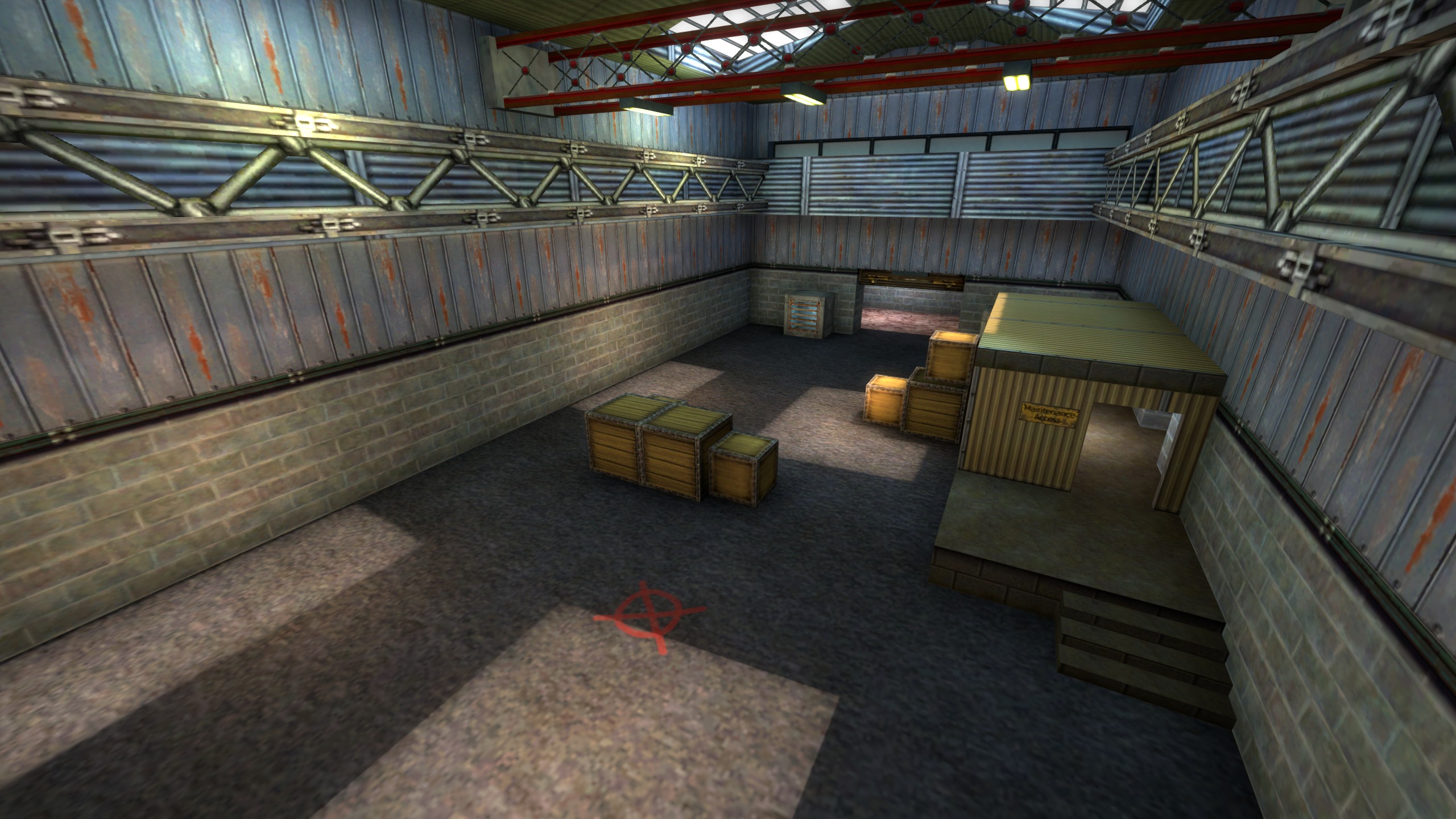Скачать карту Nuke в стиле CS 1.6 для CS:GO