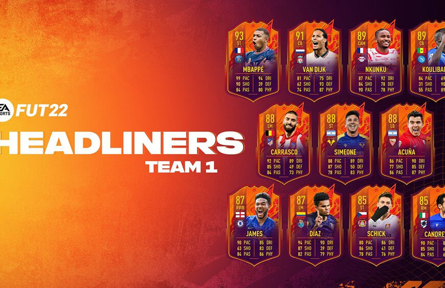 В FIFA Ultimate Team 2022 были добавлены карточки звезд