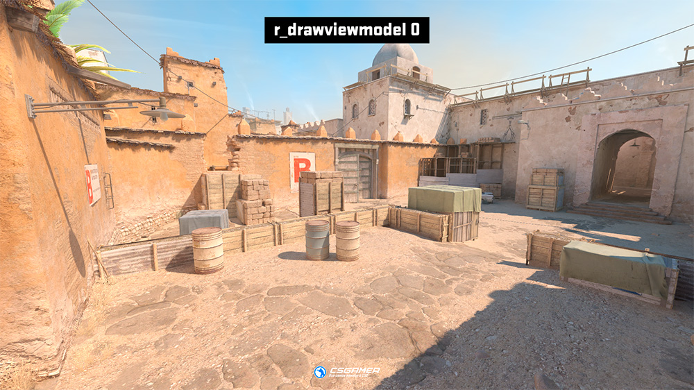 Как убрать модельку оружия и рук CS2 (r_drawviewmodel 0)