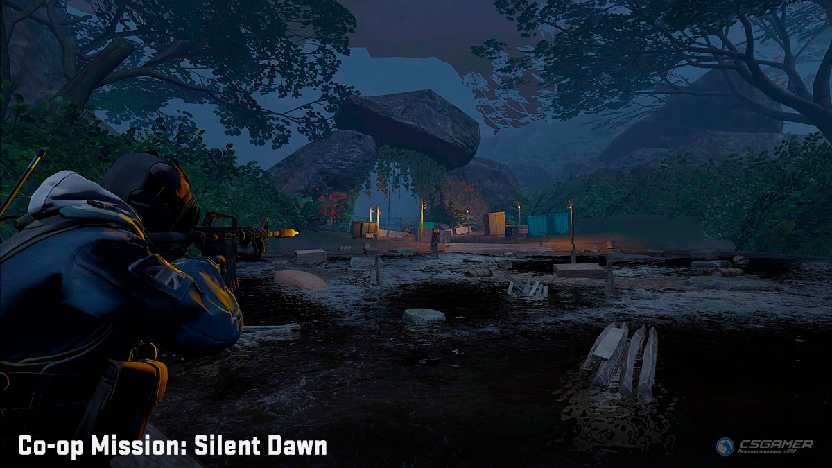 Кооперативная карта Co-op Mission Silent Dawn в CS2