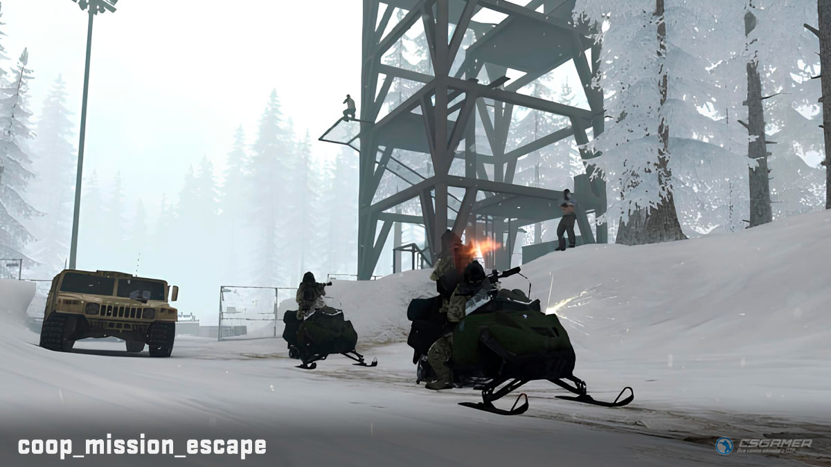 Кооперативная карта coop_mission_escape в CSGO