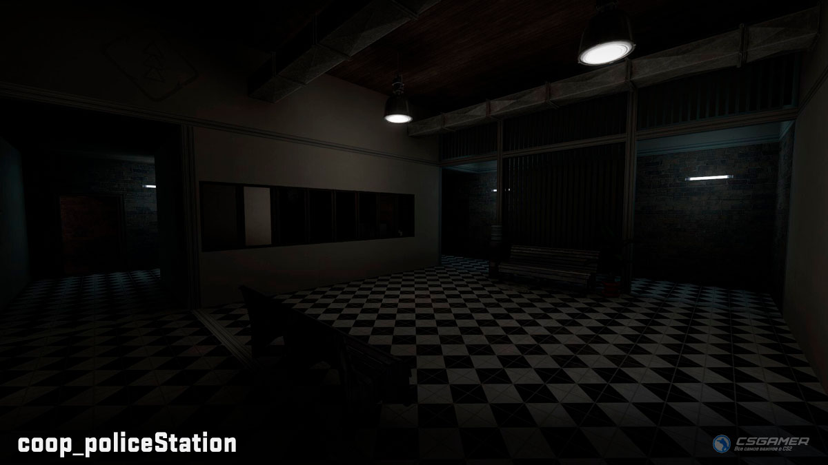 Кооперативная карта coop_policeStation в CS2