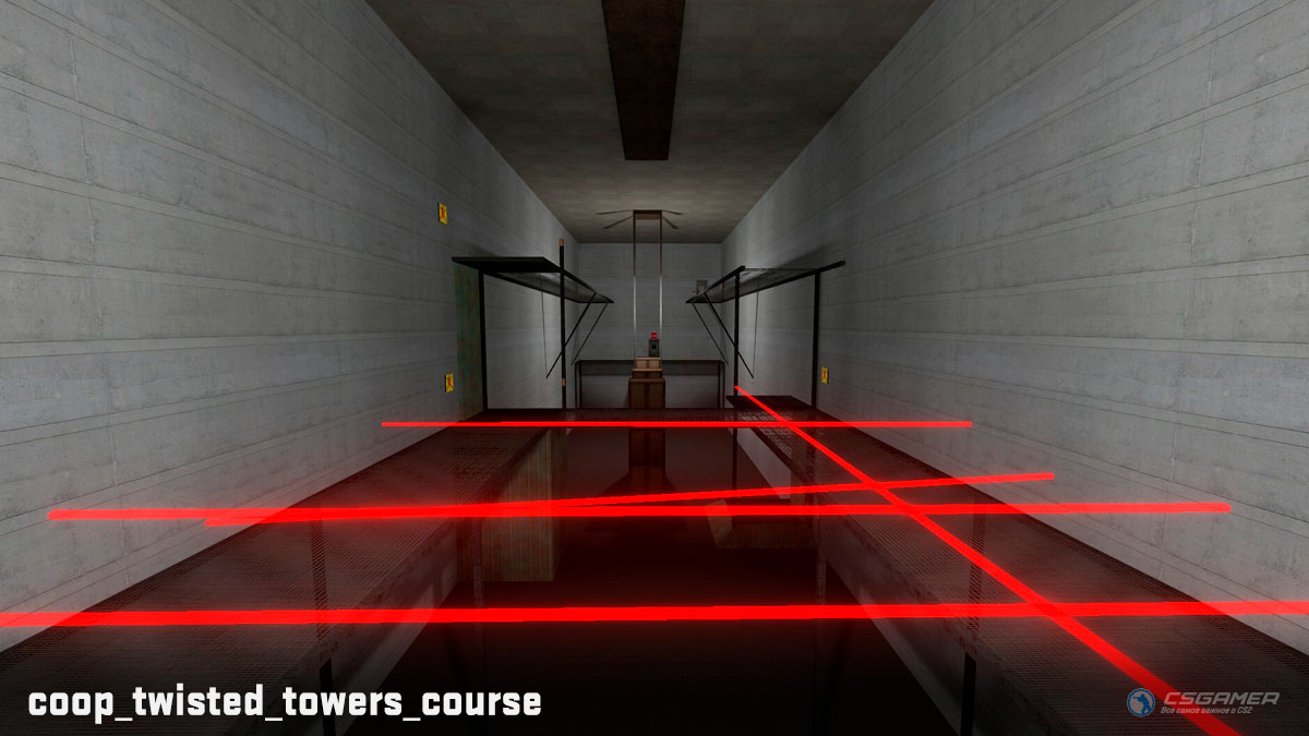 Кооперативная карта coop_twisted_towers_course в CS2