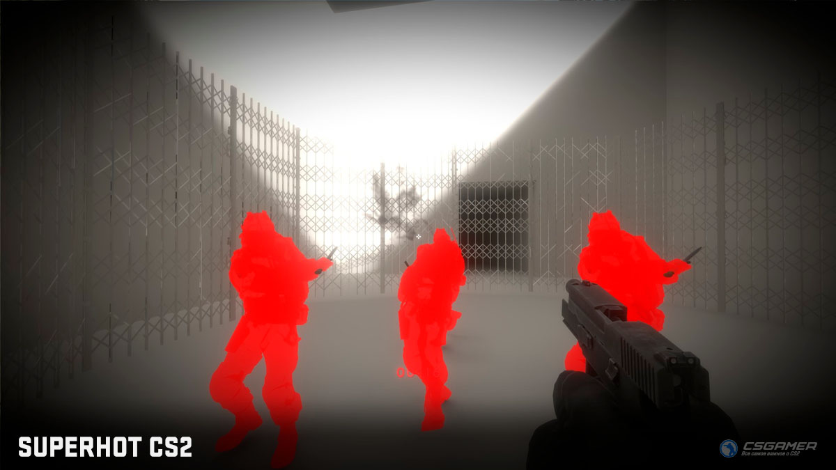 Кооперативная карта SUPERHOT в CS2
