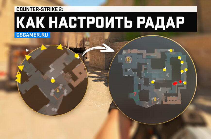 Все настройки радара в CS2 через консоль или настройки игры